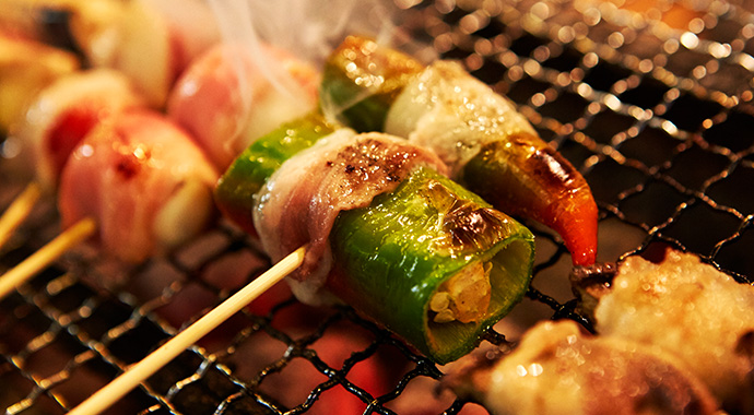 串とテール煮 様様 西院店の串料理